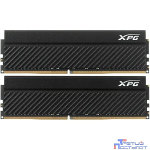 A-data DDR5 32GB (2 x 16Gb)  DDR4 UDIMM, XPG SPECTRIX D45G, 3600MHz CL18-22-22, 1.35V, Черный Радиатор
