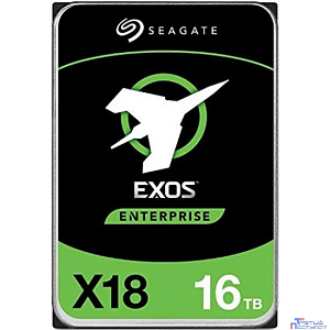 16TB Seagate Exos X18 (ST16000NM000J) {SATA 6Gb/s, 7200 rpm, 256mb buffer, 3.5"}