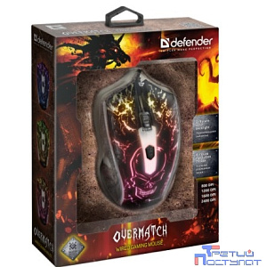 Defender Overmatch GM-069 [52069] {Проводная игровая мышь, оптика,4кнопки,2400dpi}