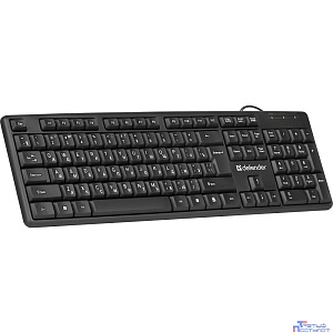 Defender Клавиатура  Element HB-520 Black USB [45522] {Проводная, 108кн.+ 3доп.}