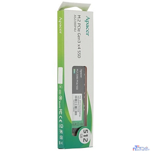 M.2 2280 512GB Apacer AS2280P4U Client SSD AP512GAS2280P4U-1 PCIe Gen3x4 with NVMe