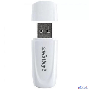 Smartbuy USB Drive 8GB Scout White (SB008GB2SCW) UFD 2.0