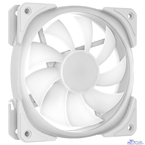 Powercase (CM21-12W ARGB) White 120x120x25mm (PWM, 100шт./кор, 4pin +ARGB Sync, 800-1500±10% об/мин) Bulk