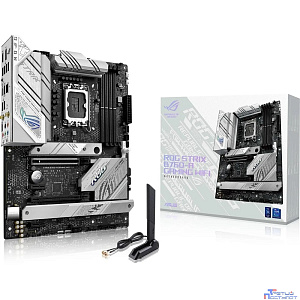 ASUS ROG STRIX B760-A GAMING WIFI (Socket 1700, ATX, 4xDDR5(192GB), DP/HDMI, 1xPCIe 5.0x16/1xPCIe 3.0x16/2xPCIe 3.0, 1xLAN (2.5GbE),  Wi-Fi 6E, BT, 4xSATA 6Gb/s, 3xM.2, 2xType-C, 3xUSB 3.2, 4xUSB)