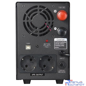 PowerCom ИБП Infinity INF-1100(AP) {Line-Interactive, 1100VA / 750W, Tower, 2xEURO, USB, подкл. доп. батарей} (383441)