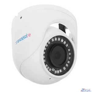 TRASSIR TR-D8121IR2 v6 2.8 Уличная 2Мп IP-камера с ИК-подсветкой. Матрица 1/2.7" CMOS, разрешение 2Мп
