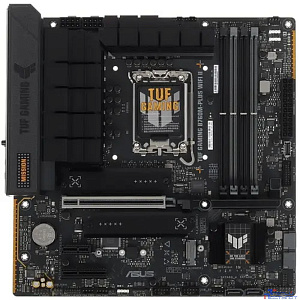 ASUS TUF GAMING B760M-PLUS WIFI II (Socket 1700, mATX, 4xDDR5(192GB),DP/HDMI, 1xPCIe 5.0x16/1xPCIe 4.0x4/1xPCIe 3.0, 1xLAN (2.5GbE), Wi-Fi, BT,4xSATA 6Gb/s, 3xM.2, 1xType-C, 3xUSB 3.2, 4xUSB 2.0)