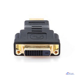 Gembird Переходник HDMI-DVI  , 19M/25F, золотые разъемы, пакет(A-HDMI-DVI-3)