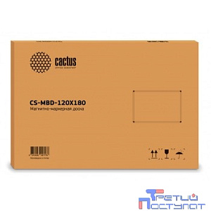 Cactus CS-MBD-120X180 Демонстрационная доска, магнитно-маркерная лак 120х180см алюминиевая рама белый