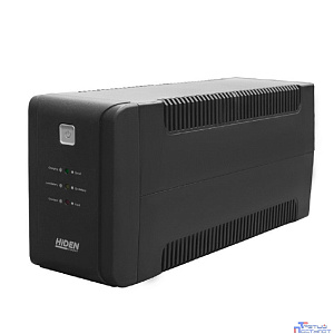 ИБП HIDEN EXPERT ULS600E 600ВА/360Вт {Линейно-интерактивный, 2xSchuko LED, USB, встроенный АКБ 1x12B/7Ач} {УТ-00002465}