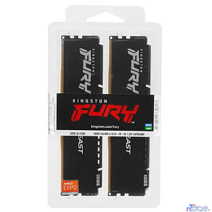 Kingston 32GB DDR5 5600 FURY Beast Black EXPO DIMM (Kit 2*16gb) 1RX8 36-38-38 1.25V KF556C36BBEK2-32
