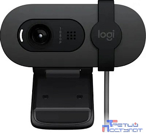Веб-камера/ Logitech Brio 100 Full HD webcam - GRAPHITE – USB (960-001585)
