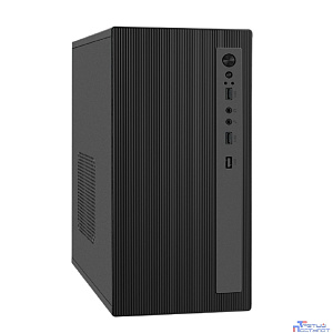 Exegate EX299216RUS Корпус Minitower ExeGate BAA-303M-UNS350 (mATX, БП UNS350 с вент. 12см, 2*USB, HD Audio, черный)