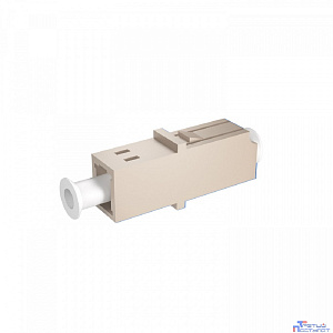NTSS Адаптер оптический NTSS PREMIUM симплекс LC OM2 BEIGE NTSS.LC/U-PM-OM2-S-BG