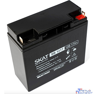 АКБ БАСТИОН SKAT SB 1217 AGM 12V 17Ач I зар.5,1А, B1 (под болт М5), гарантия 18 мес (2536)