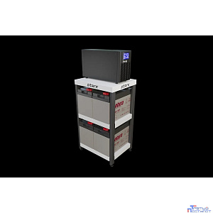 ИБП STARK SC 2000 LI {2000ВА/1200Вт, Line-Interactive, на пол, 140-300В, 4хЕВРО, Чистый синус, SNMP, AS400, БЕЗ АКБ - внешние батареи х2 9-400 Ач}