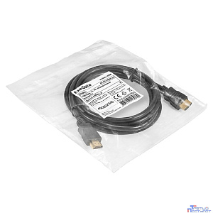 Exegate EX294684RUS Кабель HDMI ExeGate EX-CC-HDMI-2.0 (19M/19M, 2м, v1.4b, позолоченные контакты)