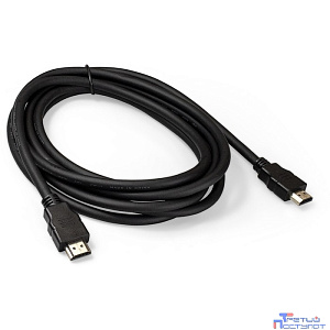 Exegate EX287731RUS Кабель HDMI ExeGate EX-CC-HDMI2-3.0 (19M/19M, v2.0, 3м, 4K UHD, Ethernet, позолоченные контакты)