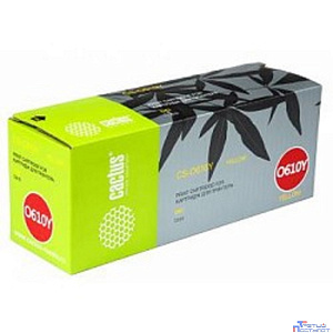 Cactus Тонер Картридж Cactus CS-O610Y желтый для Oki C610 (6000стр.)