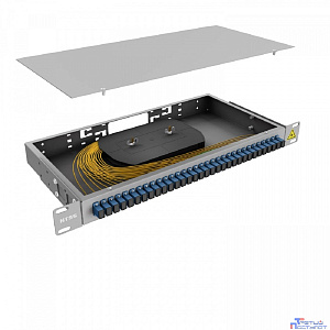 NTSS Кросс 19" NTSS PREMIUM, предсобранный 1U, 32 порта SC/UPC, 9/125 мкм, (сплошная панель, розетки, сплайс, КДЗС, пигтейлы) NTSS-RFOB-PM-1U-32-SC/U-9-SP1.5G0A