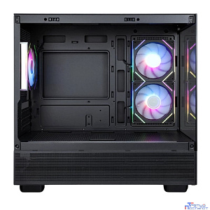 1STPLAYER MIKU Mi5 ARGB Black / mATX / 3x120mm ARGB fans / Mi5-BK-2FC7R-1FC7