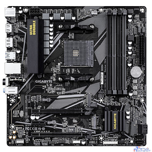 Материнская плата Gigabyte B550M DS3H AC R2 Soc-AM4 AMD B550 4xDDR4 mATX AC`97 8ch(7.1) GbLAN RAID+HDMI+DP