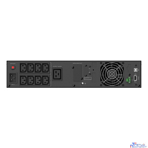 ИБП CBR ESSENCE ESN-3000 RT [Online 3000 VA / 3000 W, Rack/Tower, 8 x C13, 1 х С19, LCD, HID-USB, RS232, EPO, SNMP slot]