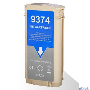 Струйный картридж NV Print 72 (NV-C9374A) Gray для HP DesignJet T1100, T1120, T1200, T1300,  T610, T620, T770, T790, T2300, T795 (130 мл)
