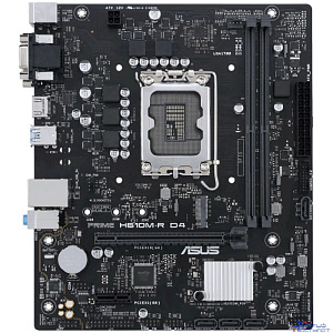 ASUS PRIME H610M-R D4-SI (Socket 1700, mATX, 2xDDR4(64GB), VGA/DVI-D/HDMI 2.1, 1xPCIe 4.0x16/1xPCIe 3.0, 1xLAN, 4xSATA 6Gb/s, 1xM.2, 2xUSB 3.2, 2xUSB 2.0, 2xPS/2)