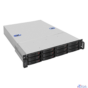 Exegate EX292490RUS Серверный корпус ExeGate Pro 2U660-HS12 <RM 19", высота 2U, глубина 660, без БП, 12xHotSwap, >