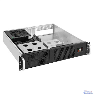 Exegate EX297161RUS Серверный корпус ExeGate Pro 2U400-02 <RM 19", высота 2U, глубина 400, БП 800PPH-SE, USB>