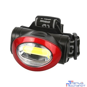 Camelion LED5382   (фонарь налобн, черн., COB, 4 реж, 3XLR03 в компл, пласт, откр. блист)