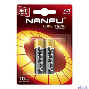 Nanfu Батарейка щелочная AA (2шт.)