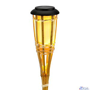 Rexant (602-1006) Светильник грунтовый Бамбук 3000К, со встроенным аккумулятором, солнечной панелью, датчиком освещенности Lamper