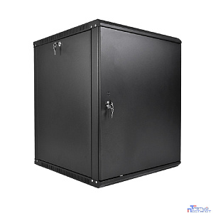 ЦМО Шкаф телекоммуникационный настенный разборный ЭКОНОМ 18U (600 x 520) дверь металл, цвет черный (ШРН-Э-18.500.1-9005)