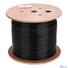 Rexant (01-0058) Кабель витая пара U/UTP, CAT 6, PE, 4PR, 23AWG, OUTDOOR, SOLID, черный, 305м