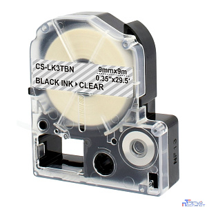 Картридж ленточный Cactus CS-LK3TBN черный для Epson LW300/LW400/LW700/LW600P/LW1000P