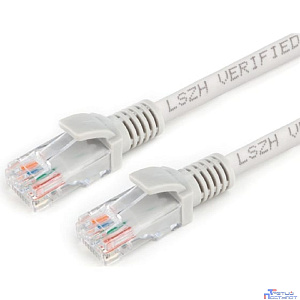 Cablexpert Патч-корд LSZH медный UTP кат.5e, 0.5м, литой, многожильный (серый) [PP30-0.5M]