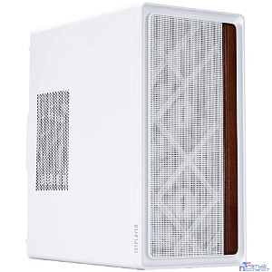 1STPLAYER Корпус WD1 White / mATX / 3x120mm fans / WD1-WH-3F-W