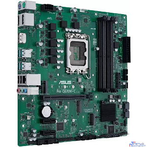 ASUS PRO Q670M-C-CSM (Socket 1700, mATX, 4xDDR5(128GB), 2xDP/HDMI, 1xPCIe 4.0x16,/1xPCIe 3.0, 1xLAN, 6xSATA 6Gb/s, 2xM.2, 1xM.2 E key, 4xUSB 3.2, 2xUSB 2.0, 2xPS/2)