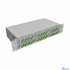 NTSS Кросс 19" NTSS PREMIUM, предсобранный 2U, 32 порта FC/APC, 9/125 мкм, (сплайс, пигтейлы, кдзс, планки, адаптеры) NTSS-RFOB-PM-2U-32-FC/A-9-SP1.5G2A