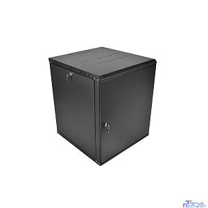 ЦМО Шкаф телекоммуникационный настенный разборный ЭКОНОМ 18U (600 x 520) дверь металл, цвет черный (ШРН-Э-18.500.1-9005)