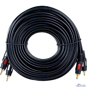 Rexant (17-0148) Шнур 2RCA Plug - 2RCA Plug  10М  (GOLD)