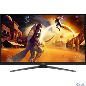 LCD AOC 27" Q27G4S черный {IPS 2560x1440 300Hz 0.5ms 16:9 1500:1 350cd 178/178 HDMI DisplayPort HAS Pivot}