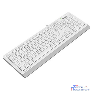 Клавиатура A4Tech Fstyler FKS10 белый/серый USB [1530198]