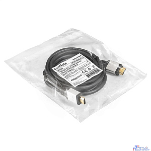 Exegate EX294702RUS Кабель HDMI ExeGate EX-CC-HDMI8K-2.0 (19M/19M, v2.1, 2м, 8K UHD, Ethernet, позолоченные контакты)