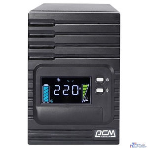 PowerCom Smart King Pro+ SPT-2000-II LCD ИБП {Line-Interactive, 2000VA/1600W, Tower, 8 xC13 + 1 xC19, USB, SNMP Slot} (1152568)