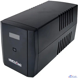 Импульс ИБП Юниор Смарт 1200 LCD,черный {1200/720 ВА/Вт, LCD, USB, RJ11/RJ45, SCHUKOx4} {JS12223}