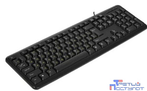 Exegate EX279939RUS Клавиатура Exegate LY-331L2, <USB, шнур 2,2м, черная,  104кл, Enter большой>, OEM