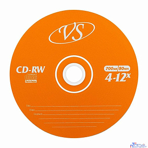 VS CD-RW 80 4-12x SL/5 (VSCDRWSL501)(620212)